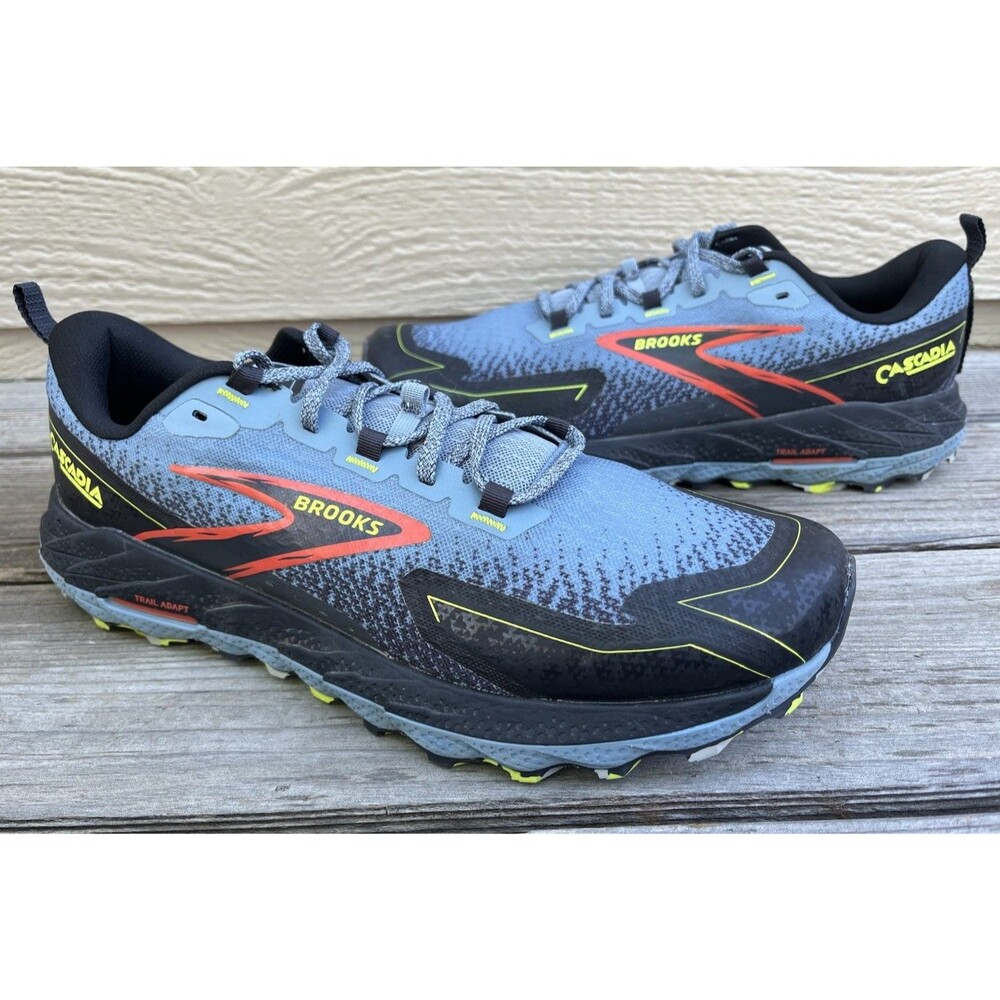 Brooks Cascadia 18 Men's 12.5 2E Wide Trail Running Shoes *MISSING INSOLES*